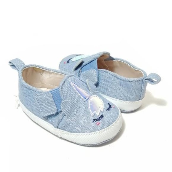 The Children's Place Baby Blue Unicorn Booties - Picture 7 of 7